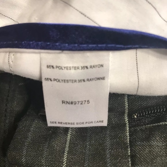 Fox Girls Gray Pinstripe Slacks Career Pants - Picture 6 of 7